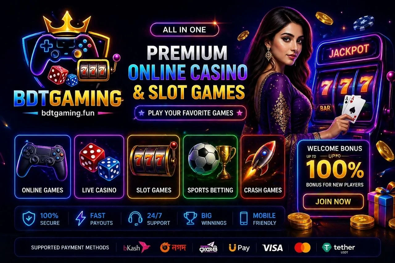 All in one premium online casino, slot games and sports betting — BDTGAMING game collection